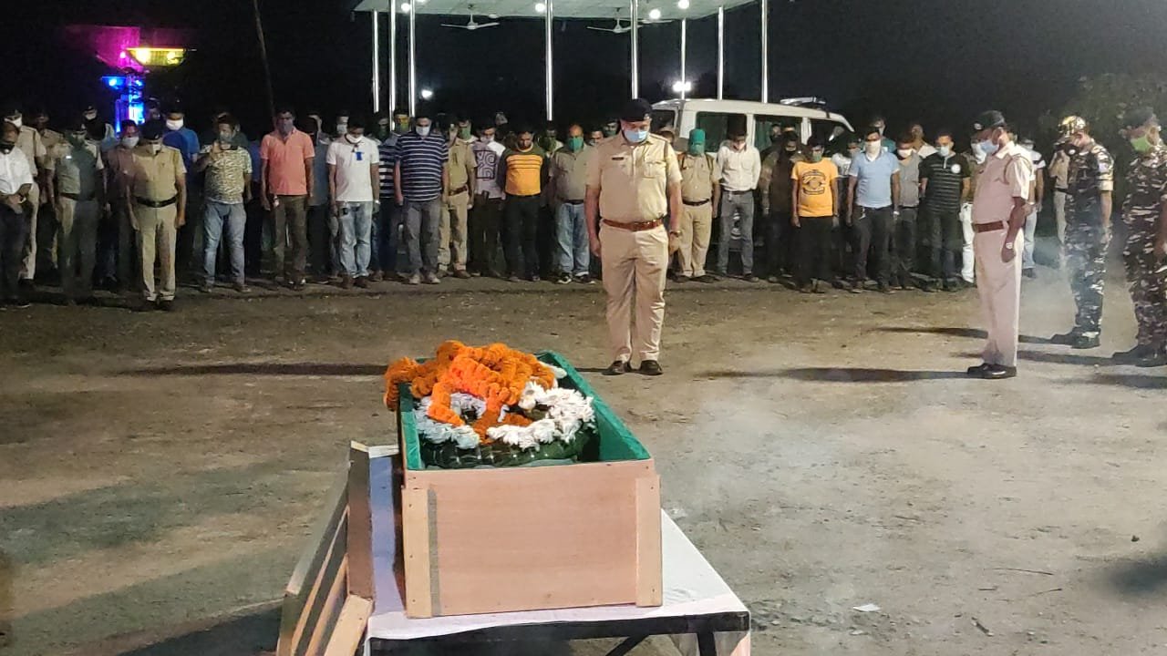 police killed in accident