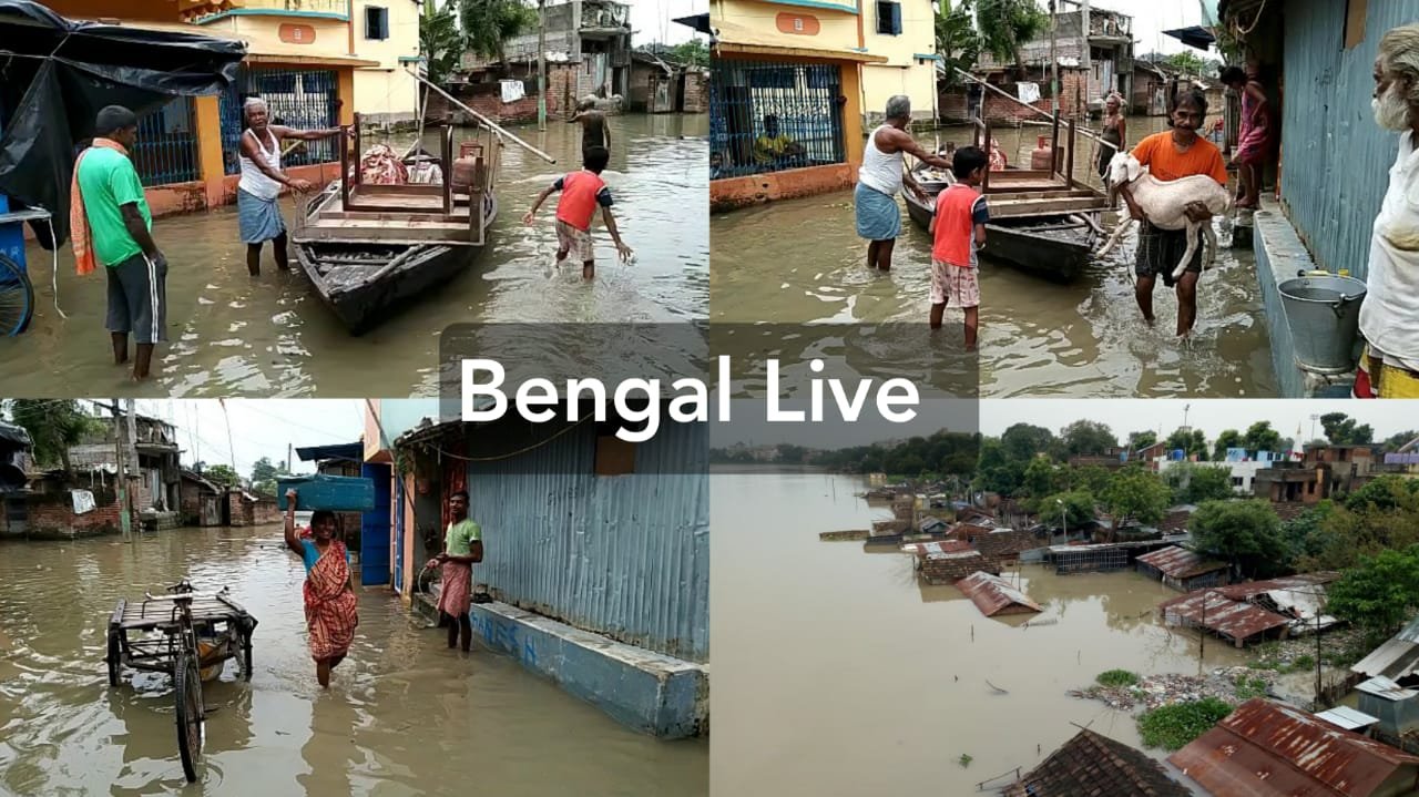 flood situation in maldah