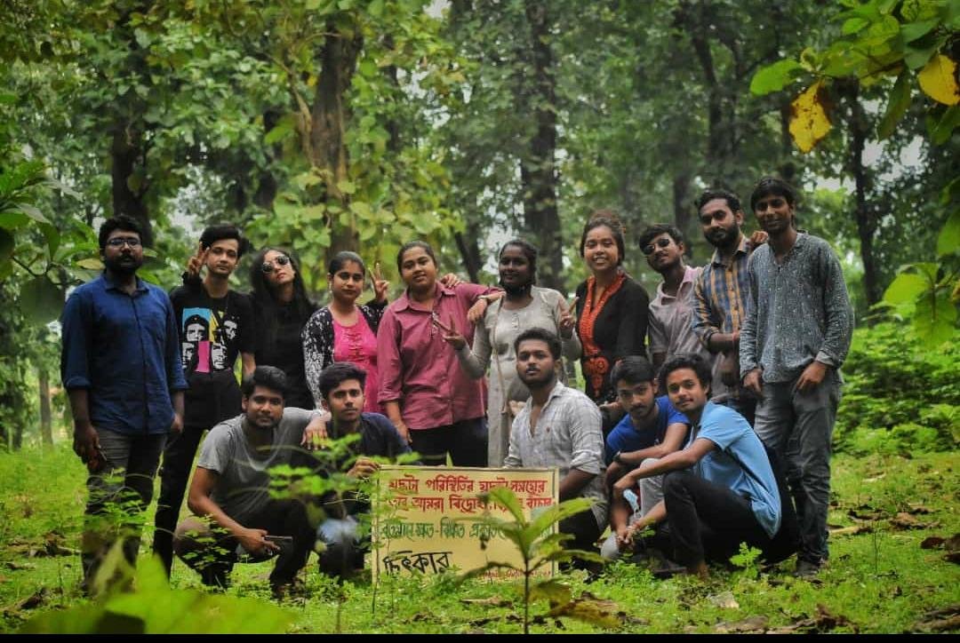 humanity of young artists in coochbehar