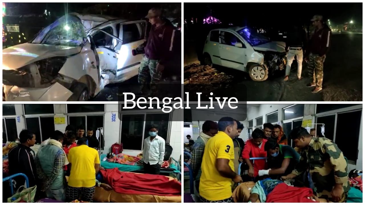 delhi resident killed in road accident at islampur in uttar dinajpur