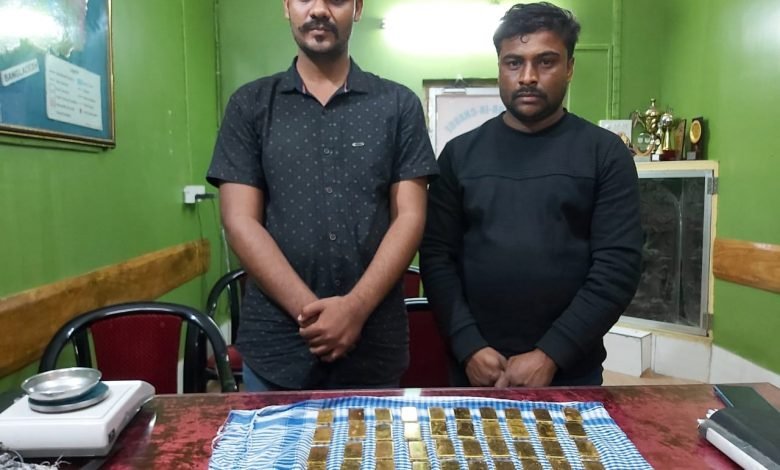 more than 8kg illegal gold seized by islampur police in uttar dinajpur