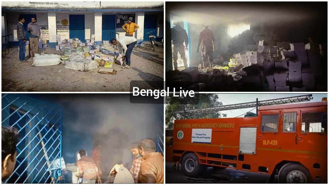 textbooks of primary students burnt to ashes in west bengal