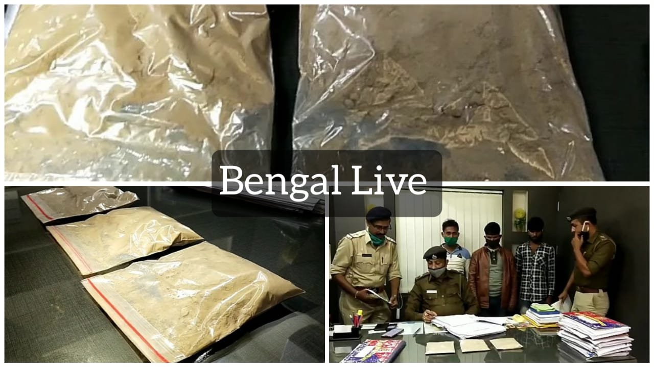 drug peddlers arrested by malda police
