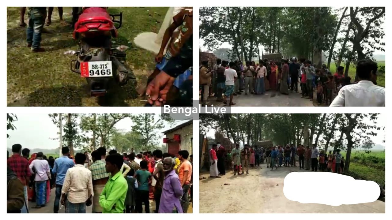 man died in an accident in uttar dinajpur