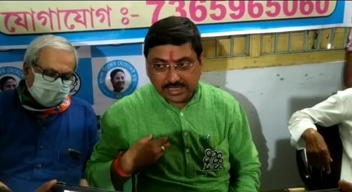 Trinamool Congress candidate Sourav Chakraborty