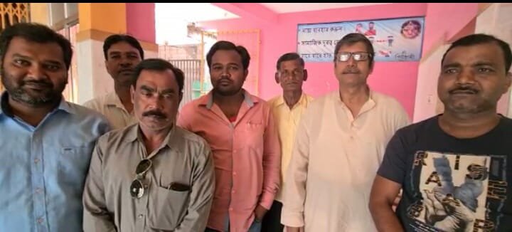 Left candidate Srikumar Mukherjee in the Itahar assembly constituency