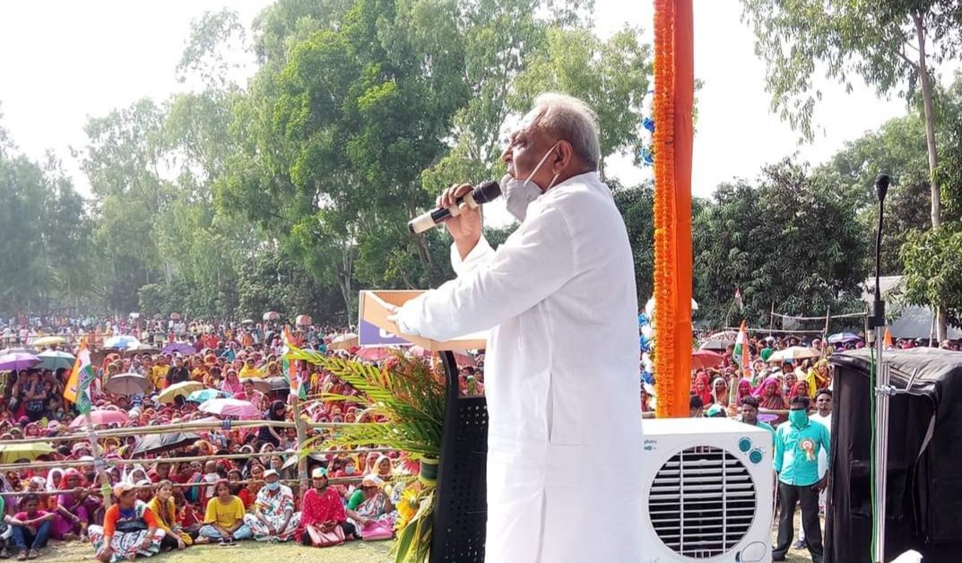 tmc leader former itahar panchayat samiti savapati najmul hosen passed away