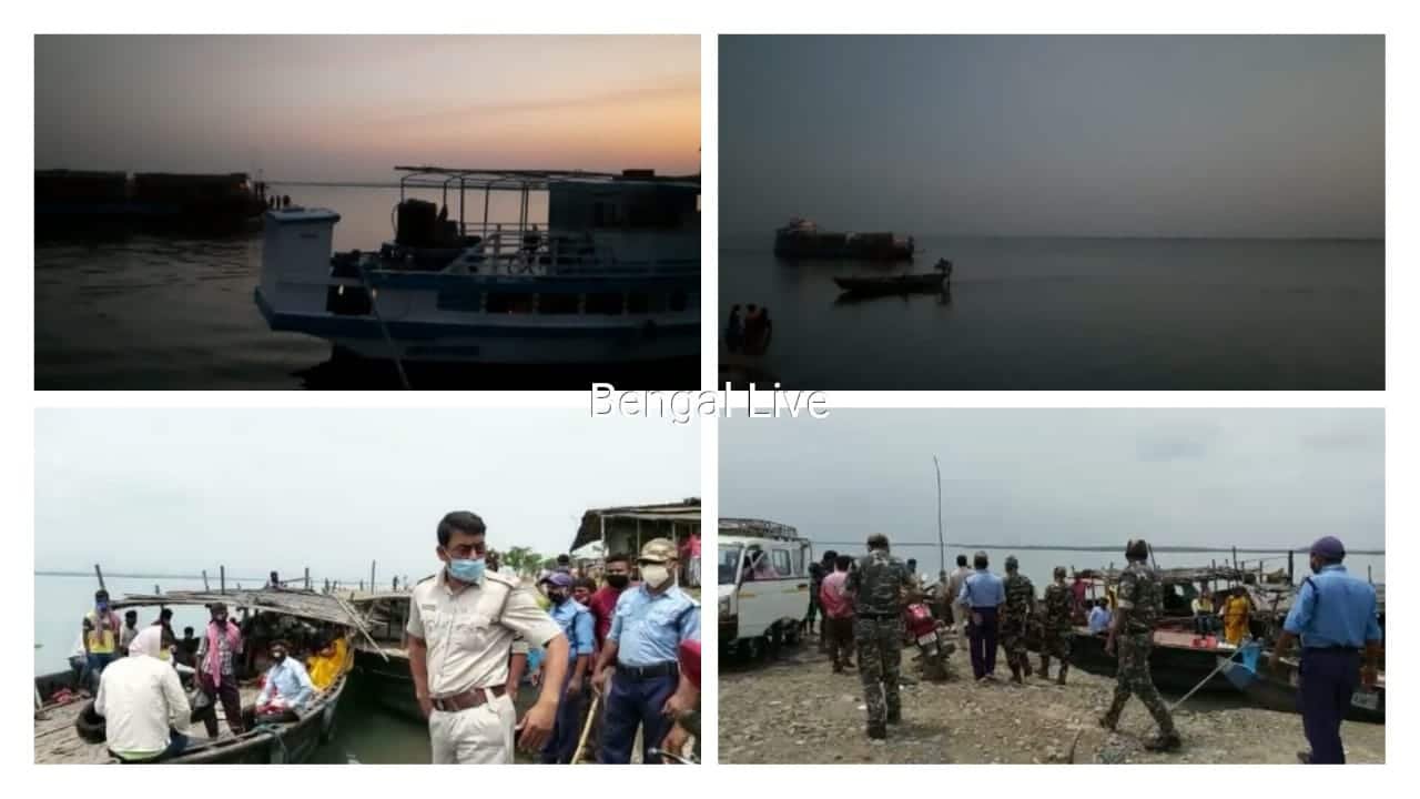 Fearing that the bodies might float, Manikchak in Malda district began surveillance of the Ganges