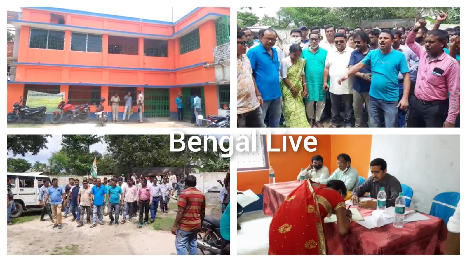 Five members including the deputy chief of Mahipur gram panchayat No. 3 of Raiganj block joined the Trinamool.