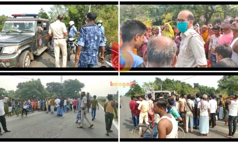 Tragic road accident in Islampur, a minor died